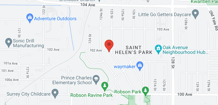 map of 12502 102 AVENUE